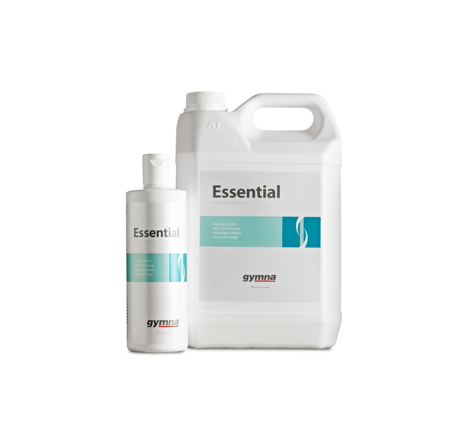 Flacone Gymna Essential, lozione professionale per massaggio