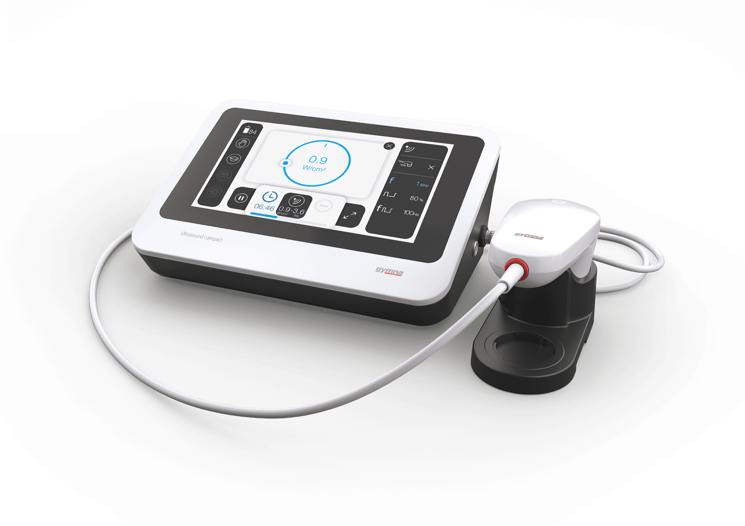 Apparecchio per ultrasuoni Gymna Ultrasound compact con touchscreen
