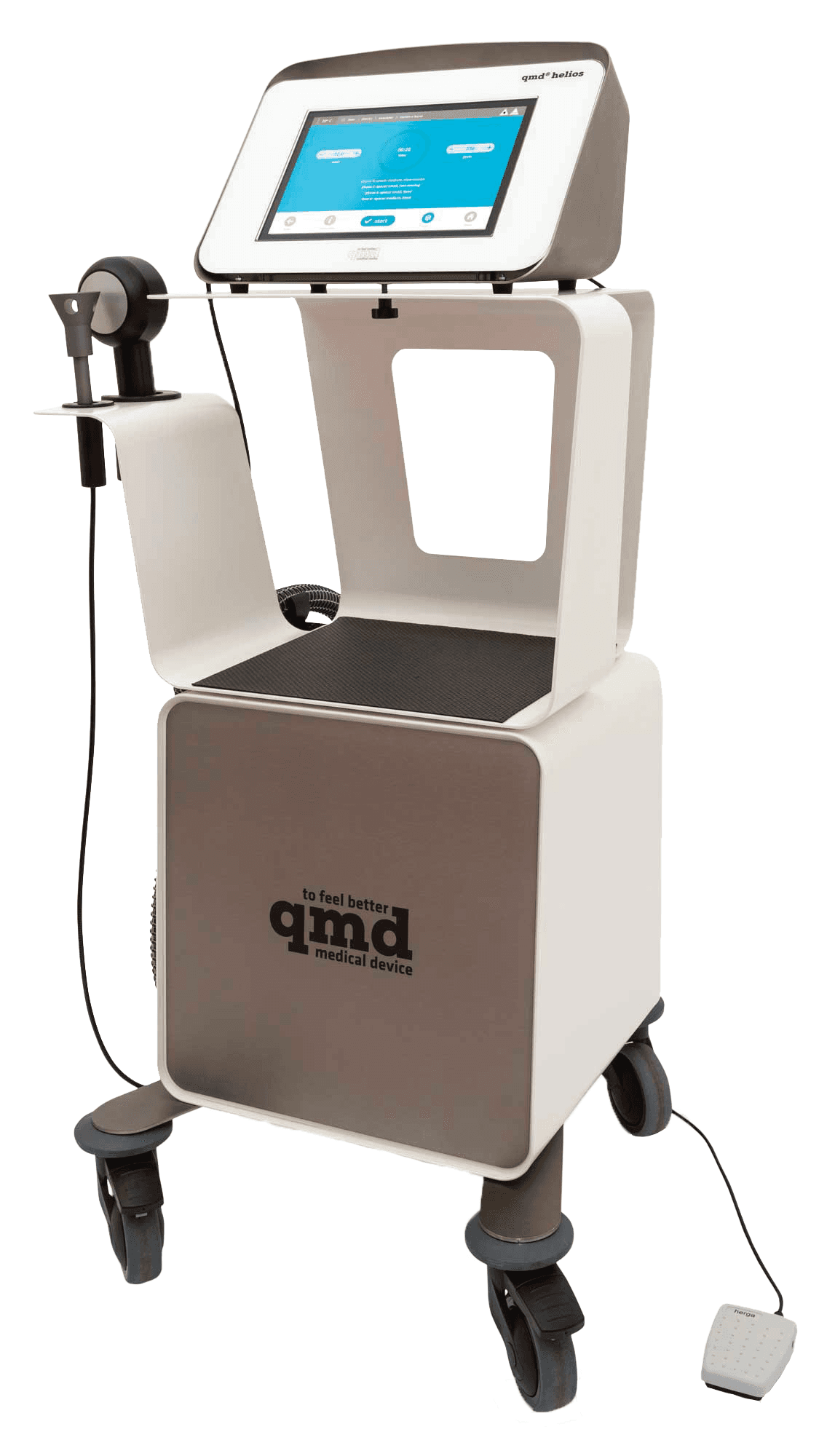 Laser terapeutico qmd® Helios da 24 W su carrello